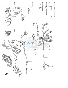 RV125 (E19) VanVan drawing WIRING HARNESS (MODEL K3 K4 K5 K6)