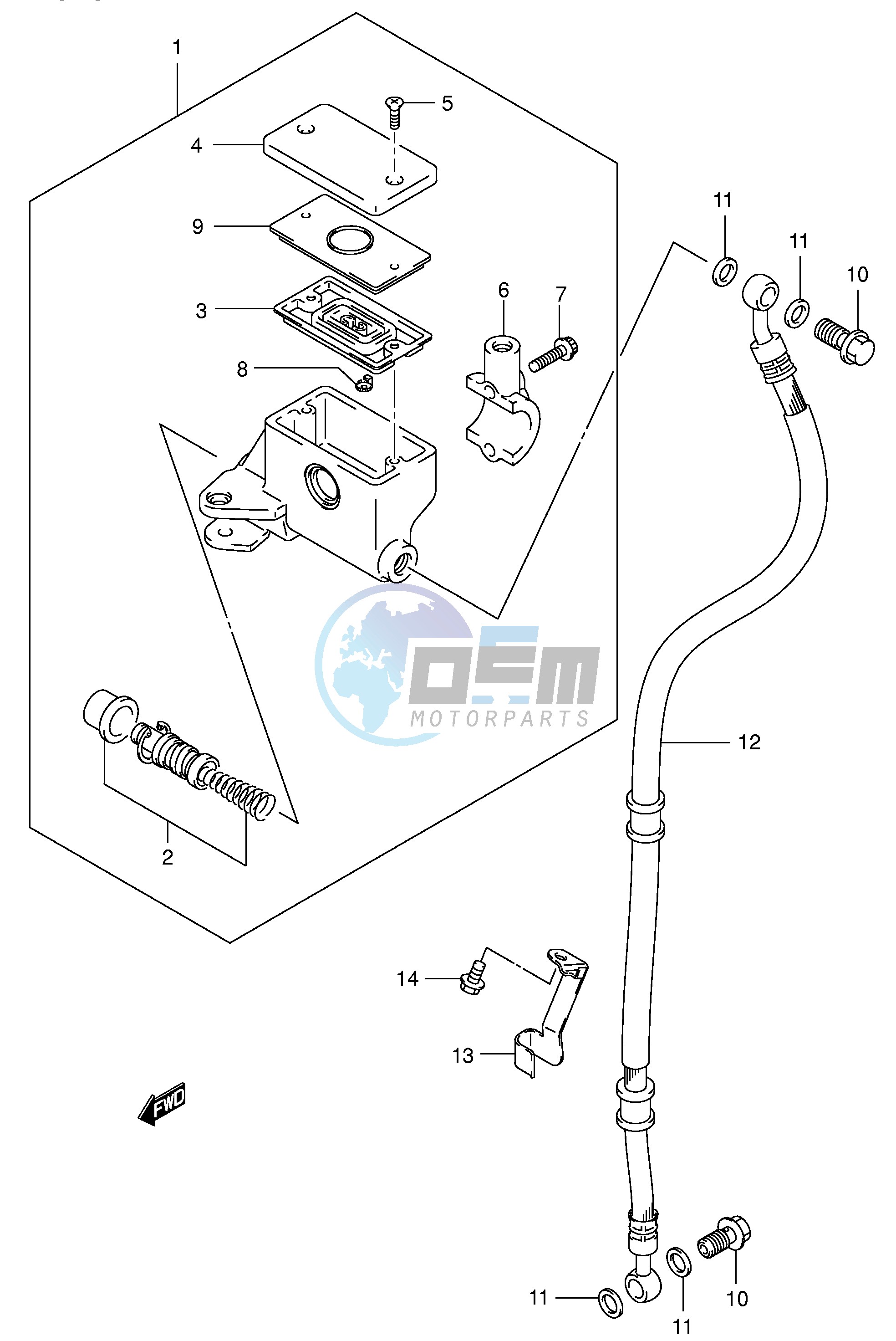 FRONT MASTER CYLINDER