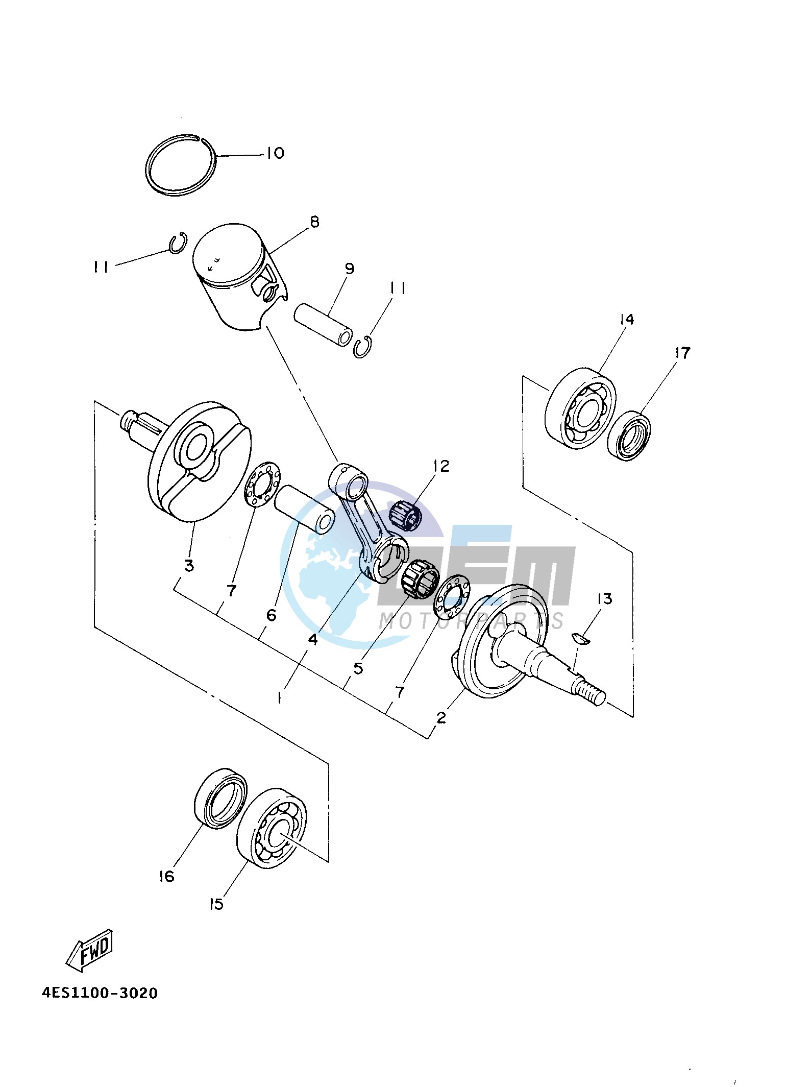 CRANKSHAFT & PISTON