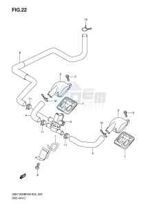 GSX1300BK (E2) drawing 2ND AIR