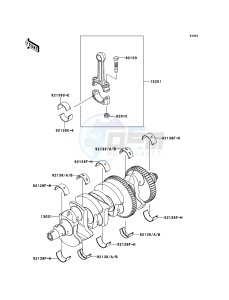 Z1000 ABS ZR1000EDFA FR XX (EU ME A(FRICA) drawing Crankshaft