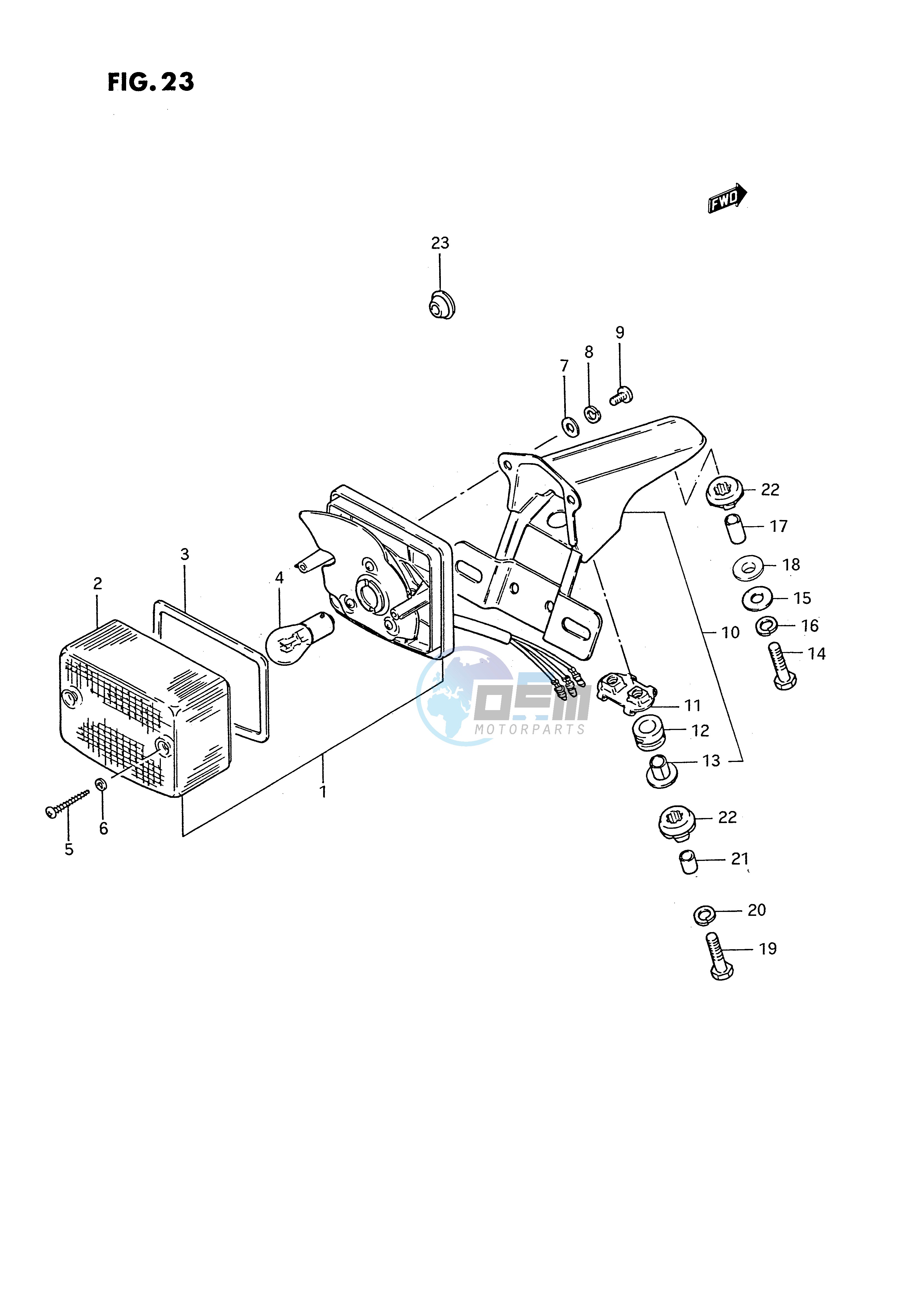 REAR COMBINATION LAMP (E2, E26)