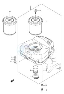 LT-A750XZ drawing AIR CLEANER