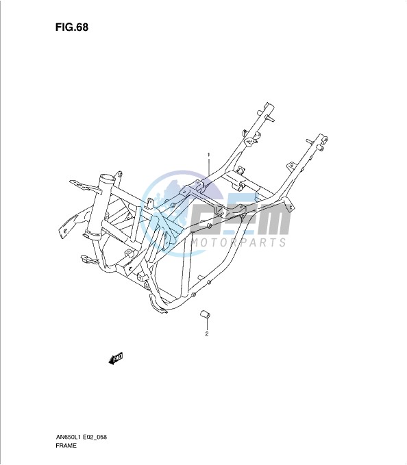 FRAME (AN650AL1 E19)