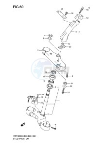 VZR1800 (E3-E28) INTRUDER drawing STEERING STEM