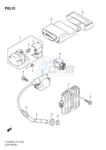 LT-A750X (P17) drawing ELECTRICAL (LT-A750XL1 P17)