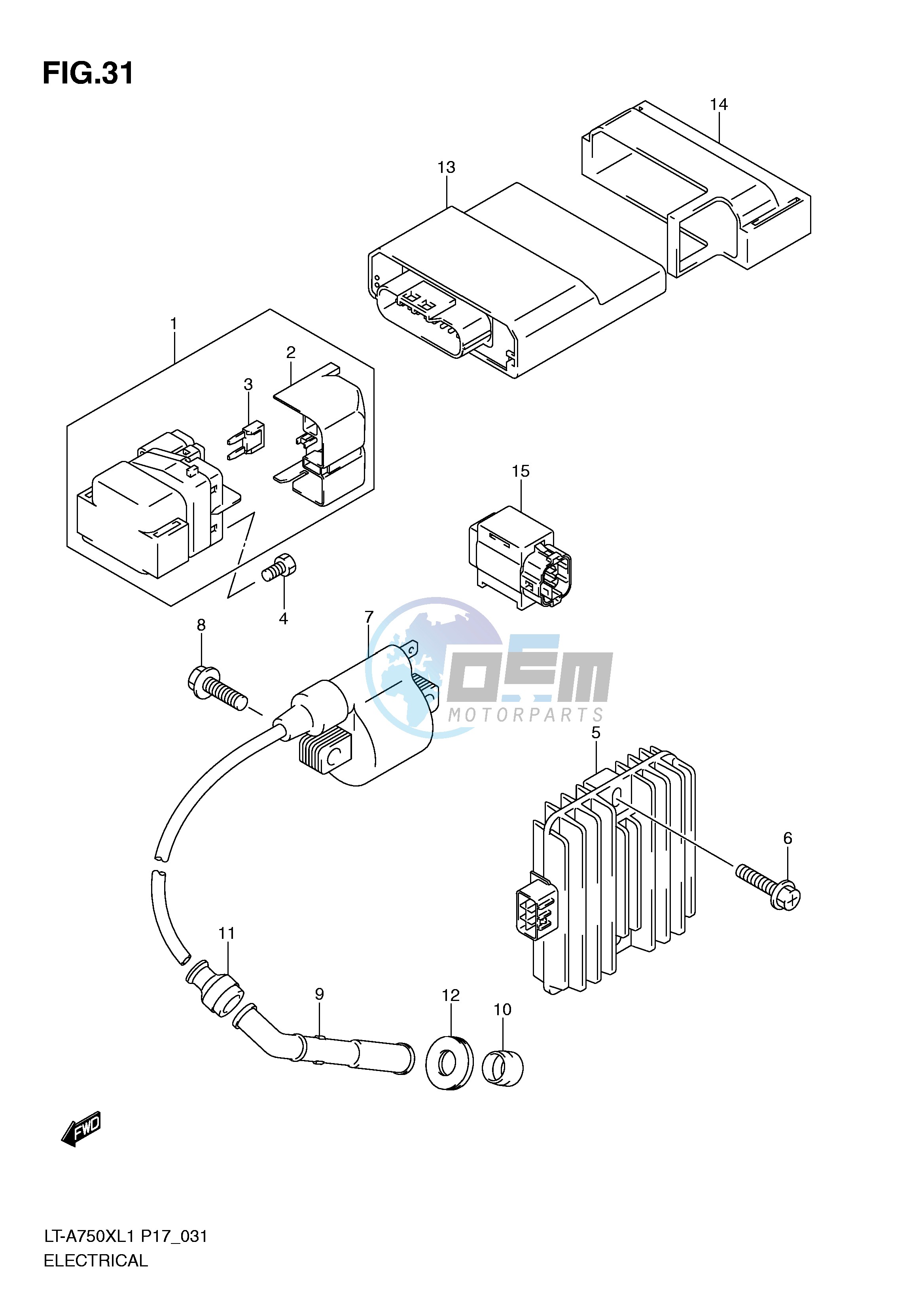 ELECTRICAL (LT-A750XL1 P17)