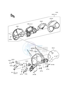 1400GTR ABS ZG1400EGF FR GB XX (EU ME A(FRICA) drawing Meter(s)