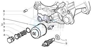 Beverly 250 RST drawing Oil Filter