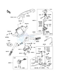 KVF750_4X4 KVF750D8F EU GB drawing Handlebar