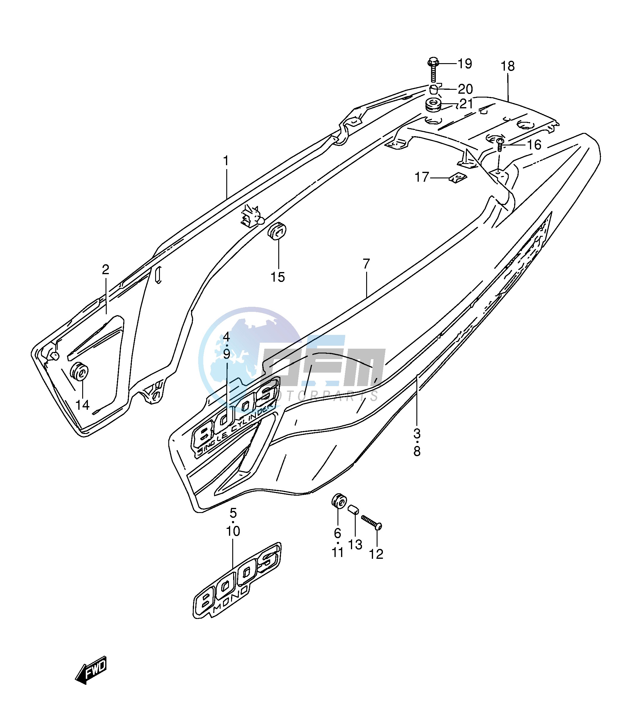 FRAME COVER (MODEL M)