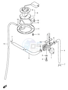 GSX750F (E4) drawing FUEL COCK