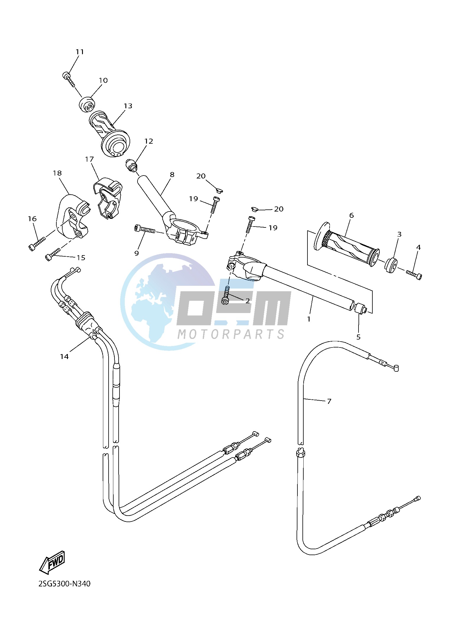 STEERING HANDLE & CABLE