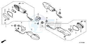 CBR125RSC drawing WINKER