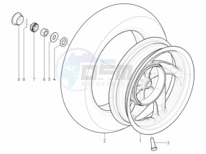 Typhoon 125 4T 2V E3 (NAFTA) USA drawing Rear wheel