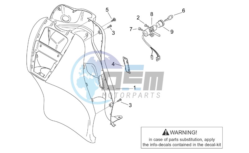 Front body V - Internal shield