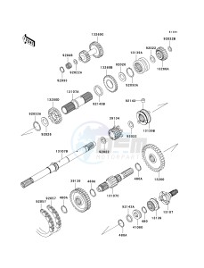 KAF 620 R [MULE 4010 TRANS4X4] (R9F-RAFA) RAF drawing TRANSMISSION