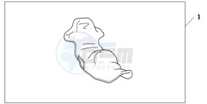 GL1800A France - (F / CMF) drawing SEAT COVER