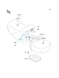 VN 1500 G [VULCAN 1500 NOMAD] (G1-G3) [VULCAN 1500 NOMAD] drawing SEAT