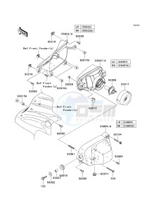 KRF 750 M [TERYX 750 FI 4X4 NRA OUTDOORS] (M9F9) M9F drawing HEADLIGHT-- S- -