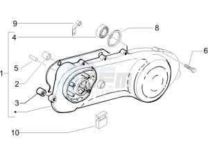 LXV 50 2T Navy drawing Crankcase cover and cooling