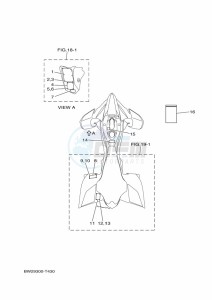 YFZ450R (BW2V) drawing EMBLEM & LABEL 1