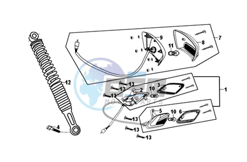 REAR LIGHT - REAR SUSPENSION