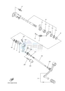 MT-09 TRACER MT09TRA TRACER 900 (2SCT) drawing SHIFT SHAFT