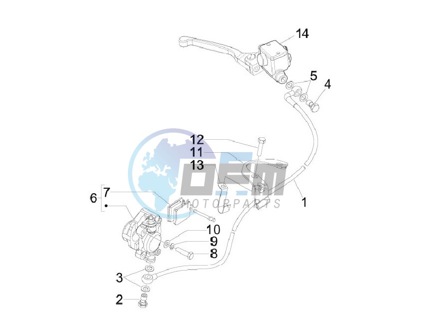 Brakes pipes - Calipers