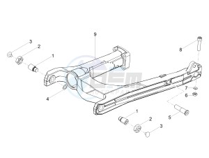 V7 III Anniversario 750 e4 (NAFTA) drawing Swing arm