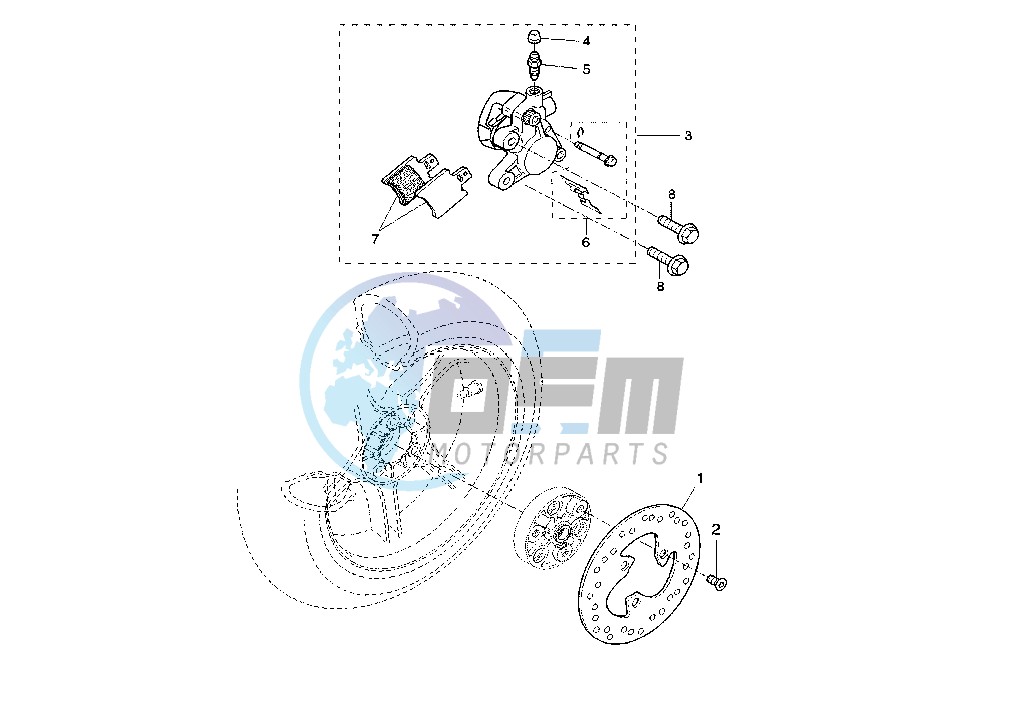 REAR BRAKE CALIPER