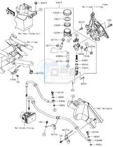 VERSYS 650 ABS KLE650FHFA XX (EU ME A(FRICA) drawing Rear Master Cylinder