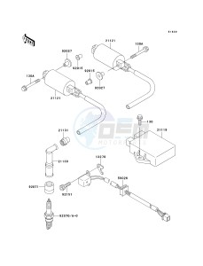 EN 500 C [VULCAN 500 LTD] (C6F-C9F) C8F drawing IGNITION SYSTEM