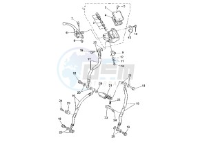 BT BULLDOG 1100 drawing FRONT MASTER CYLINDER 1