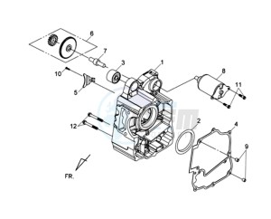 HD 2 125i drawing CRANKCASE RIGHT