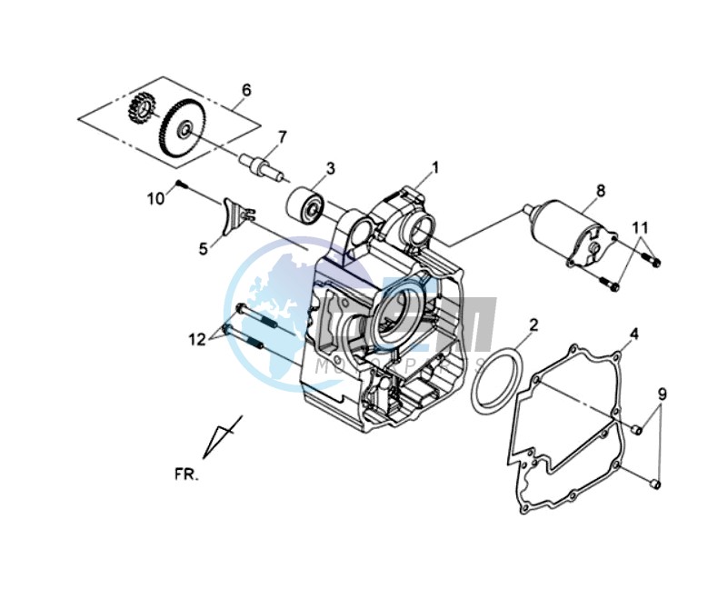 CRANKCASE RIGHT