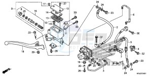 FES125AC drawing FR. BRAKE MASTER CYLINDER (FES125A)