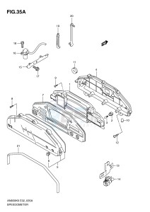 AN650 (E2) Burgman drawing SPEEDOMETER (AN650AK7 AK8 AK9)