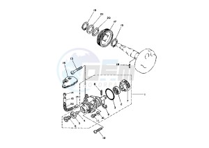 CR Z 50 drawing OIL PUMP