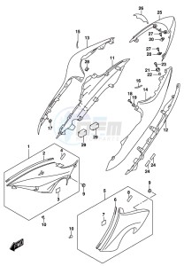 GSX-S1000 A drawing FRAME COVER (GSX-S1000AZL8 E21)