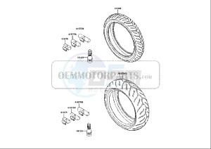 ZX-10R NINJA - 1000 cc (EU) drawing TIRES