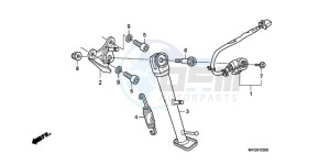 CB600FAA Europe Direct - (ED / ABS) drawing STAND