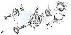 TRX450ES drawing PISTON