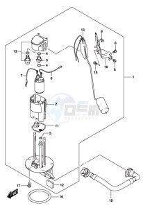 GSX-S1000F drawing FUEL PUMP