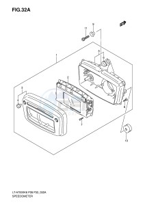 LT-A700X (P28-P33) drawing SPEEDOMETER (F.NO.5SAAP41A 67110001~)