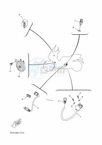 CZD300-A XMAX 300 (BY35) drawing FLASHER LIGHT