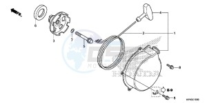 TRX420FPMD TRX420 Europe Direct - (ED) drawing RECOIL STARTER