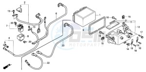 FJS600D SILVER WING drawing BATTERY