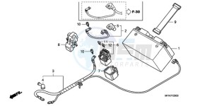 CB1000RA9 France - (F / ABS CMF) drawing BATTERY