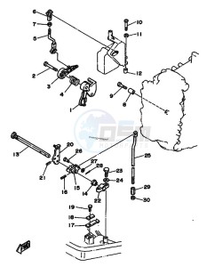 25QEO drawing THROTTLE-CONTROL